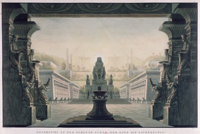 Set Design for the Final Scene of 
